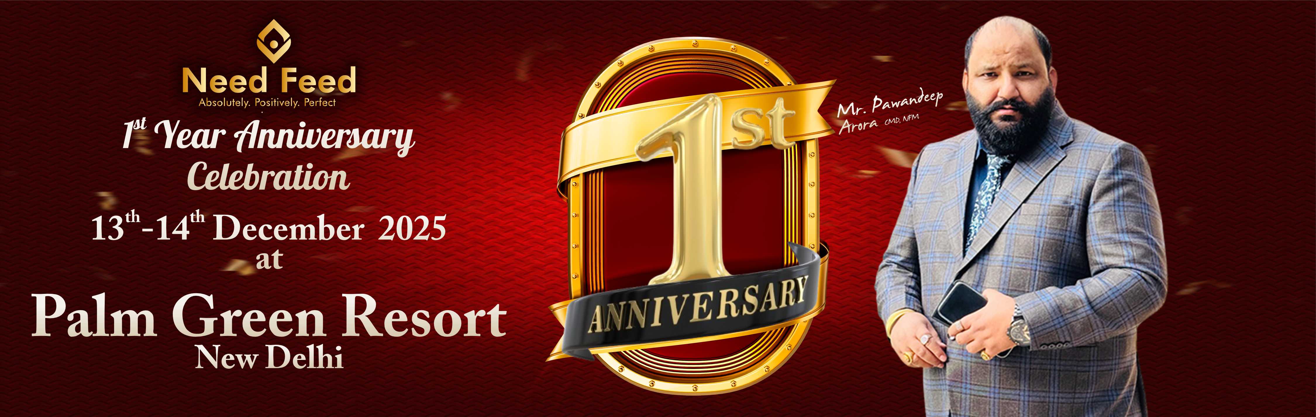 Need Feed 1st Year Anniversary